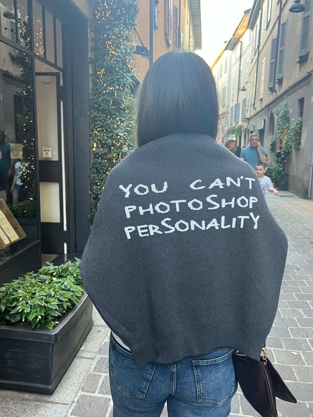 Customer photo review of PERSONALITY Kašmyro ir Merino Vilnos Megztinis