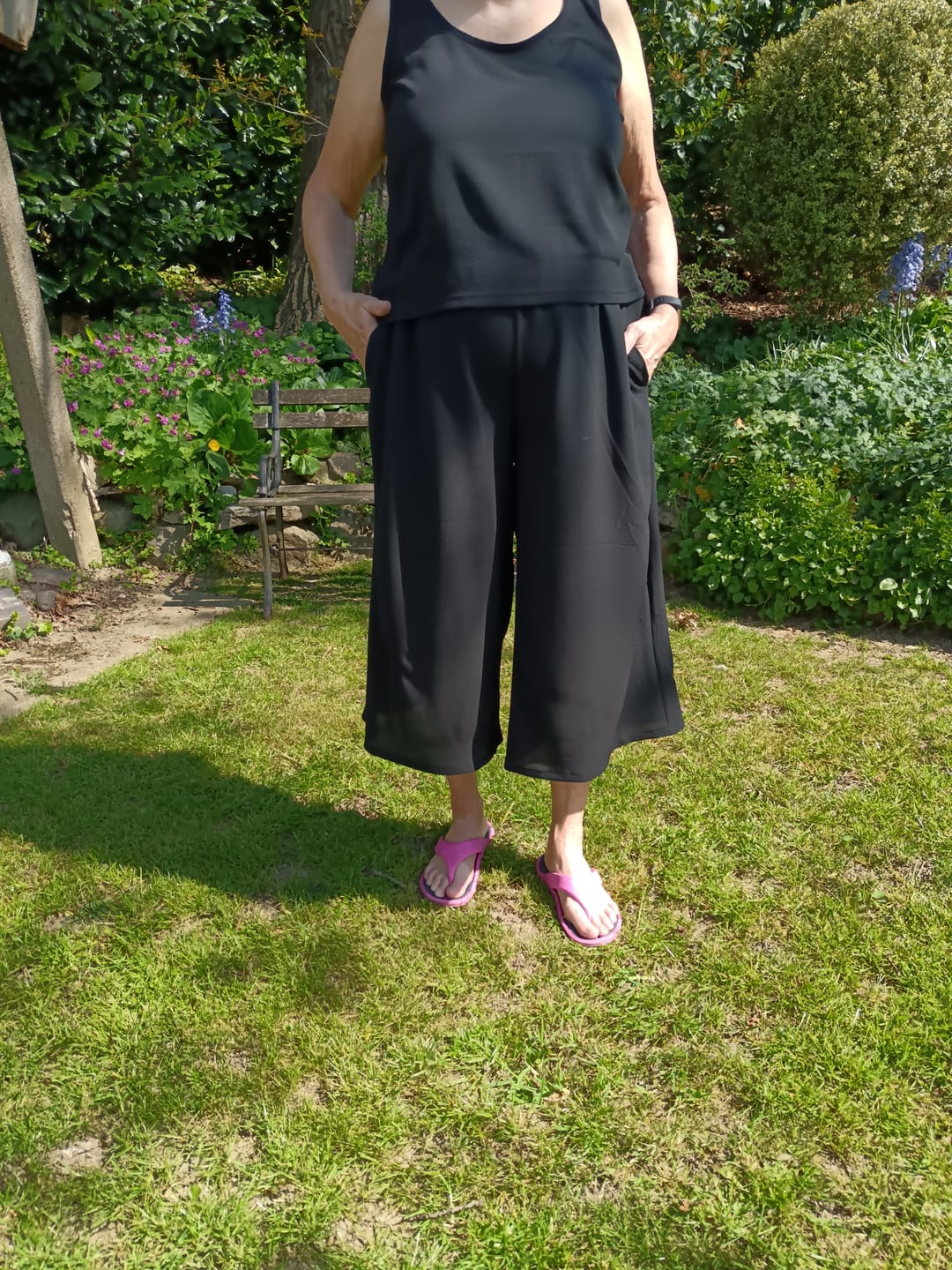 Customer photo review of Plain Bubble Crepe Fabric