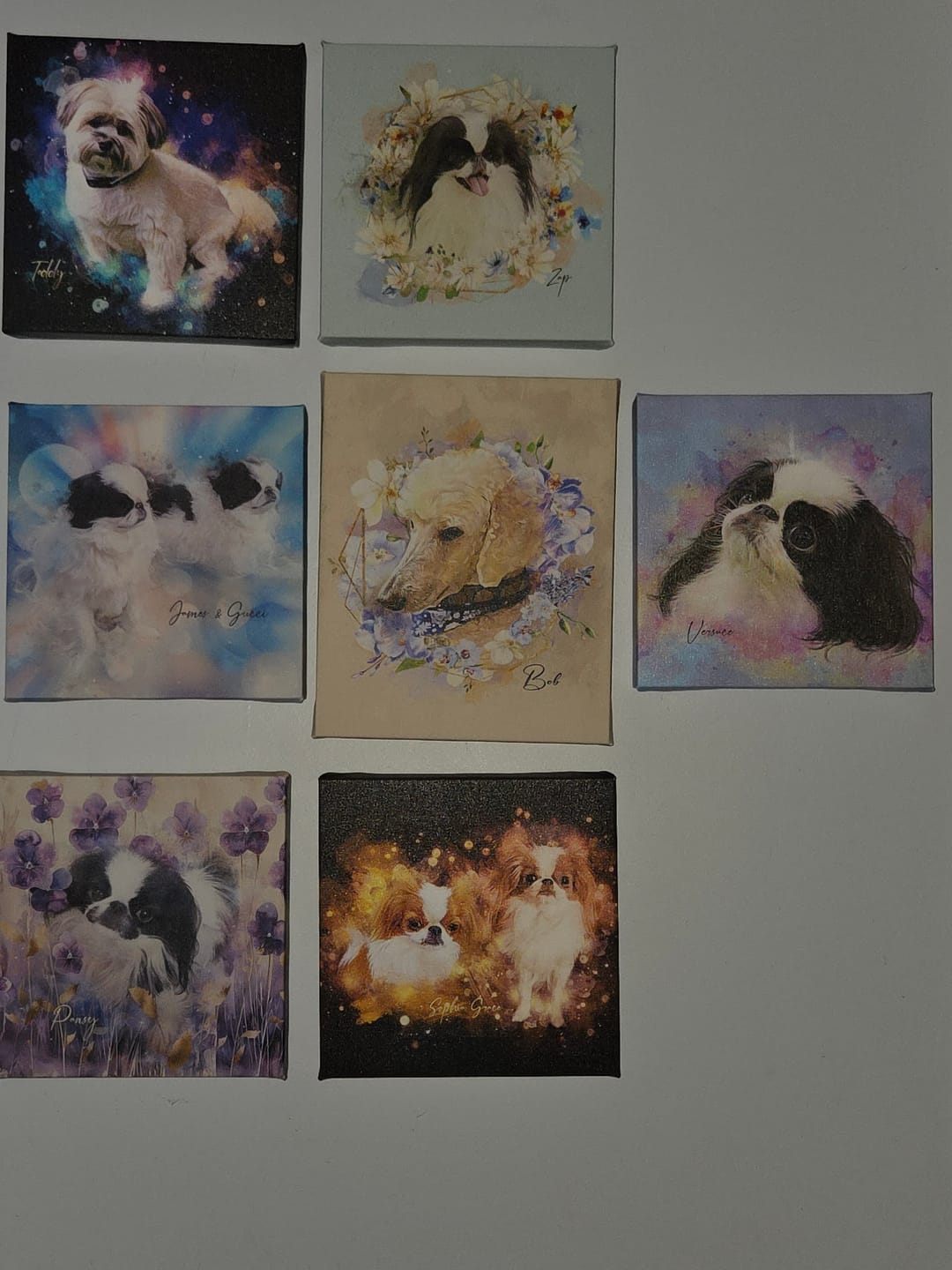 Customer photo review of Pet Art Canvas Print