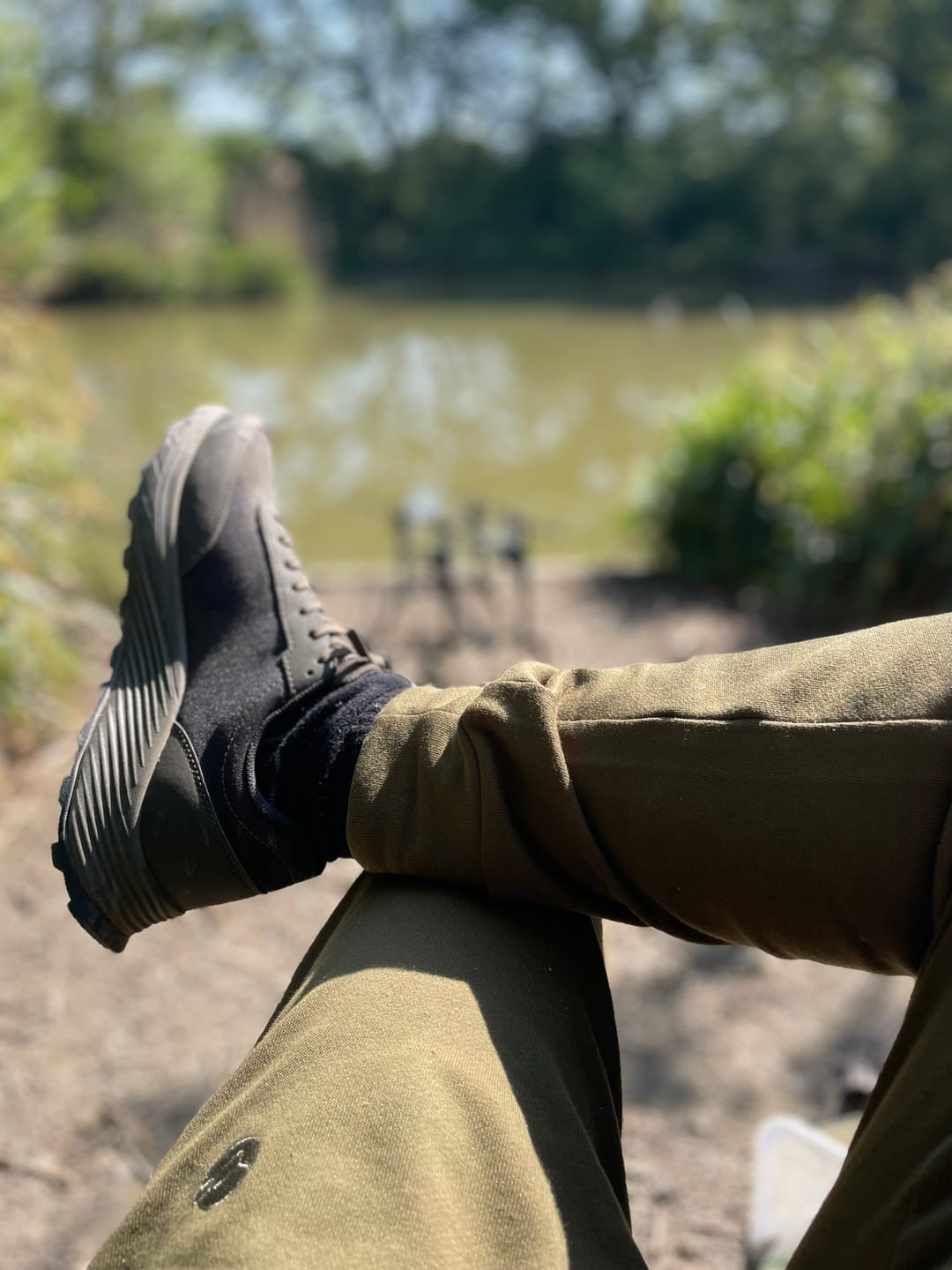Customer photo review of Drykore Waterproof Trainers - Dark Kamo
