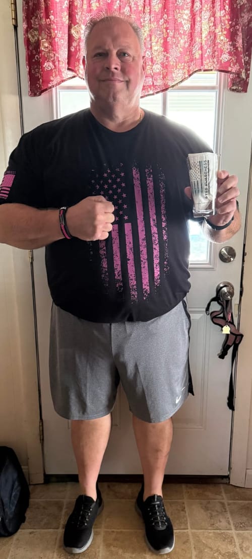 Customer photo review of Distressed Flag