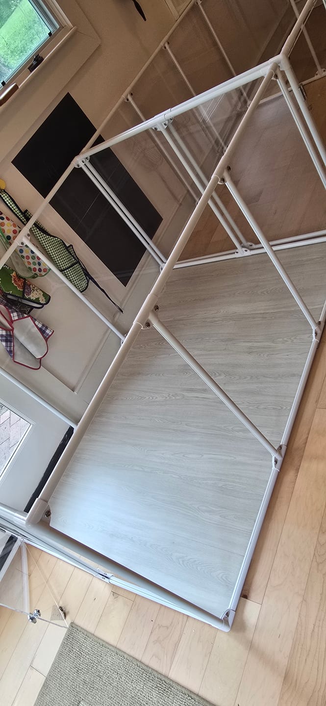 Customer photo review of 36" Tall Large Lucidium Pet Pen