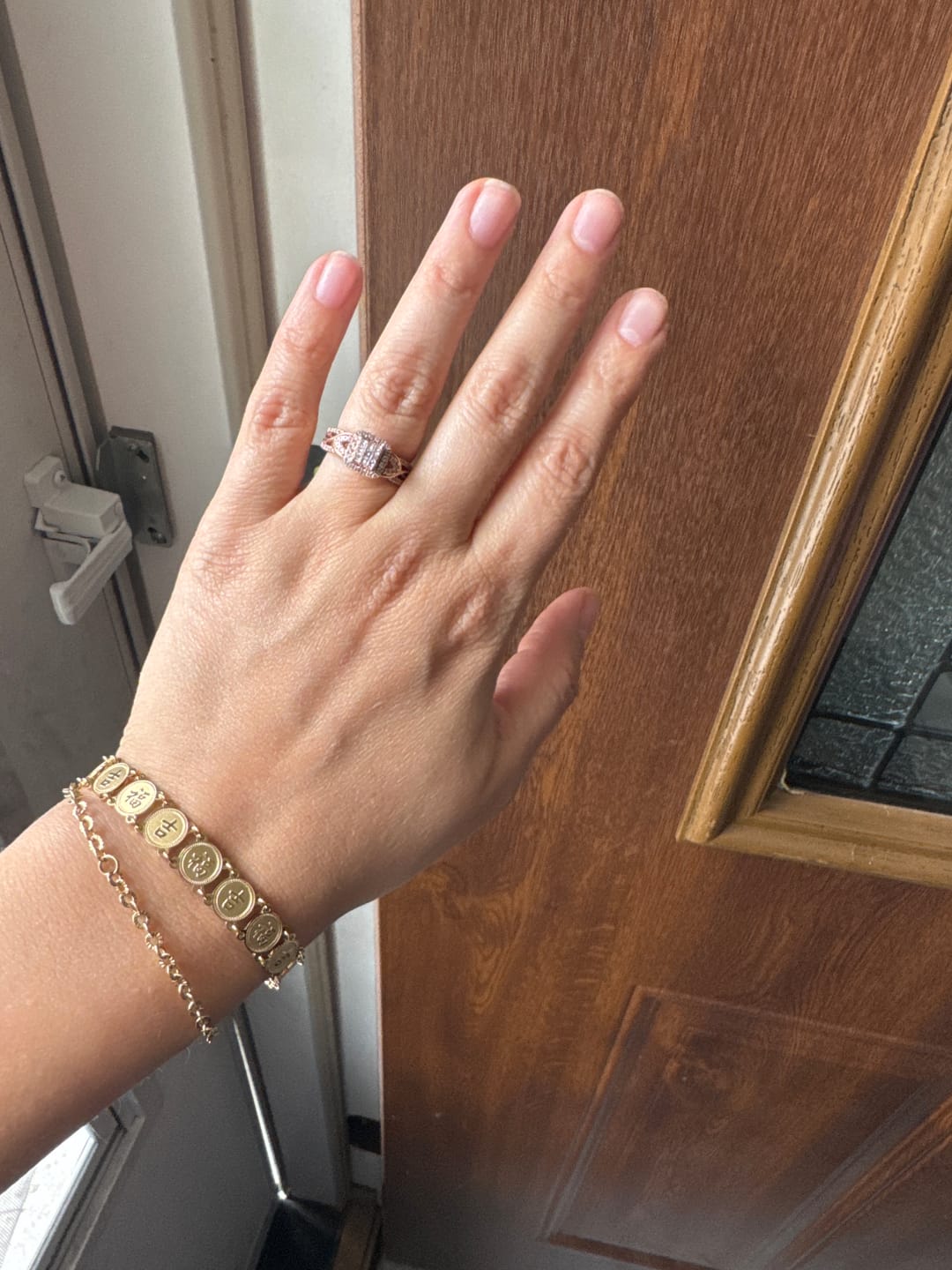 Customer photo review of Lucky Coin Bracelet