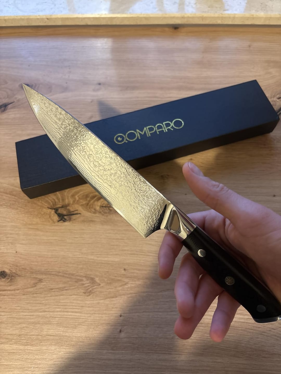 Customer photo review of Premium Damast Kochmesser
