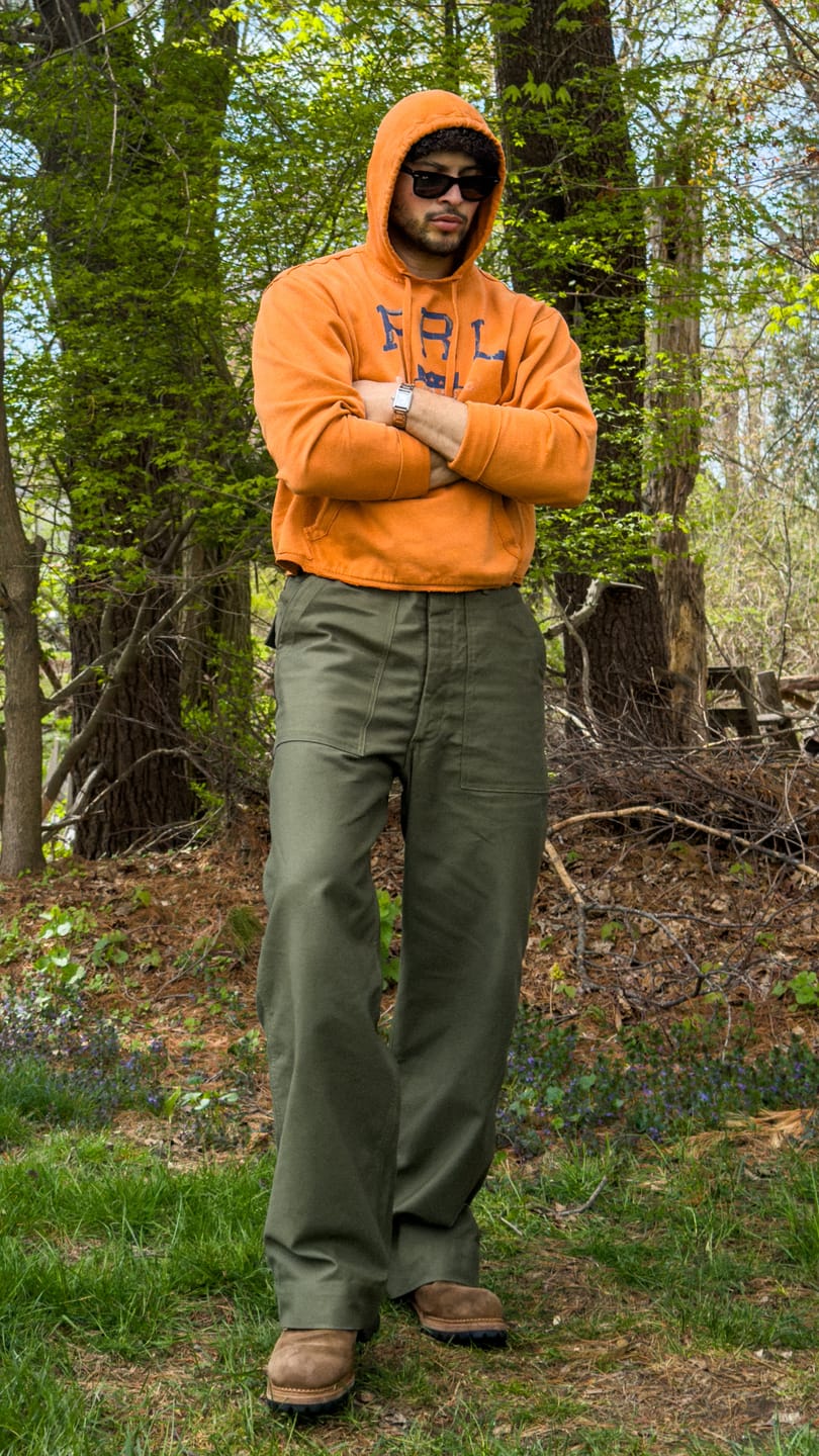 Customer photo review of Vietnam War OG-107 Utility Fatigue Pants