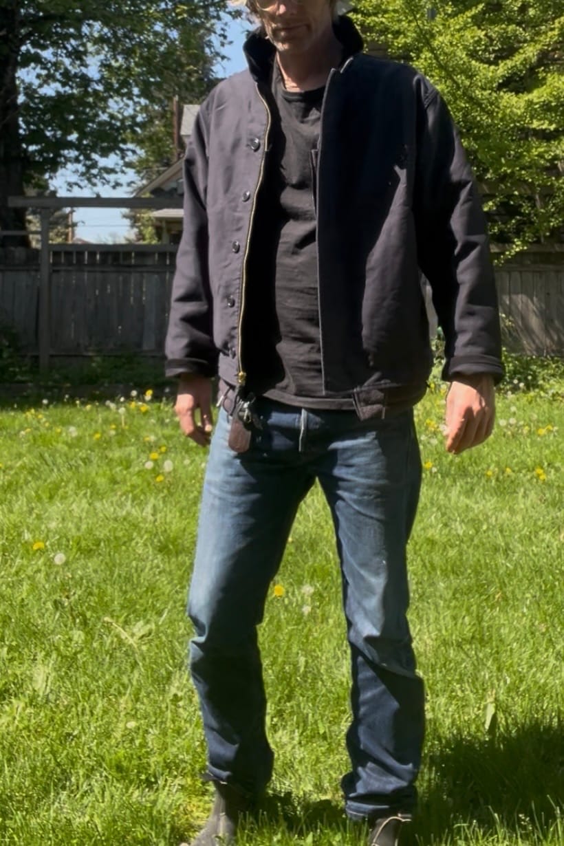 Customer photo review of Lot 323 USN N-1 Deck Jacket - Navy