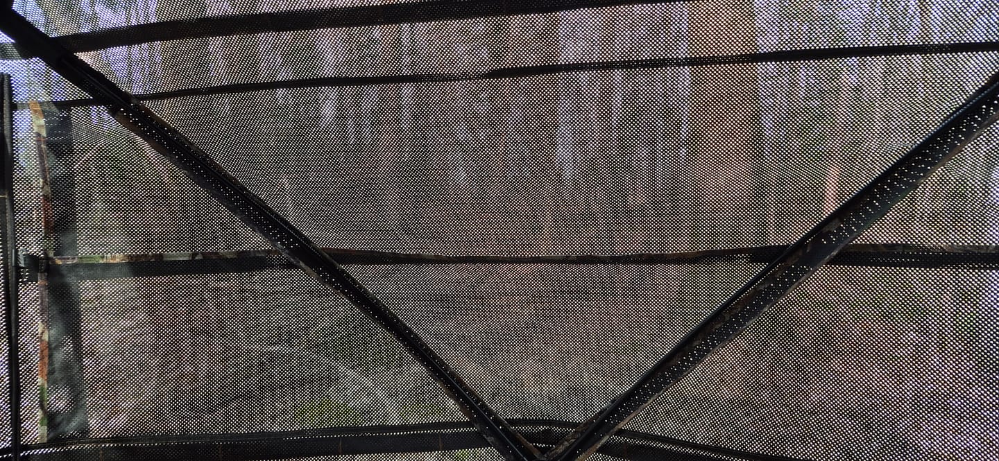 Customer photo review of VisX/VisMax 270 Degree 3 Full Panels See Through Hunting Blind 2 Sets Bundle