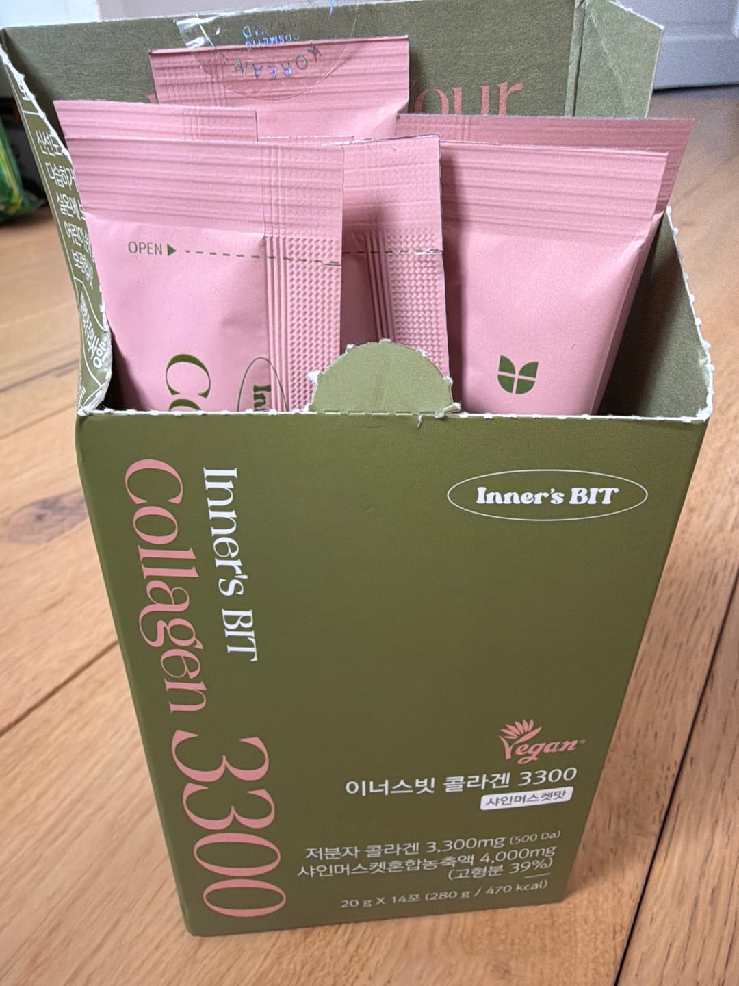 Customer photo review of Mizon - Gelée de collagène végétal au raisin Inner’sBit - 14 sticks