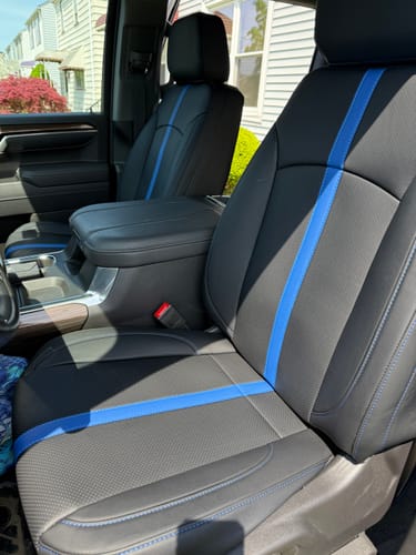 Customer photo review of Premium Custom-Fit Seat Covers