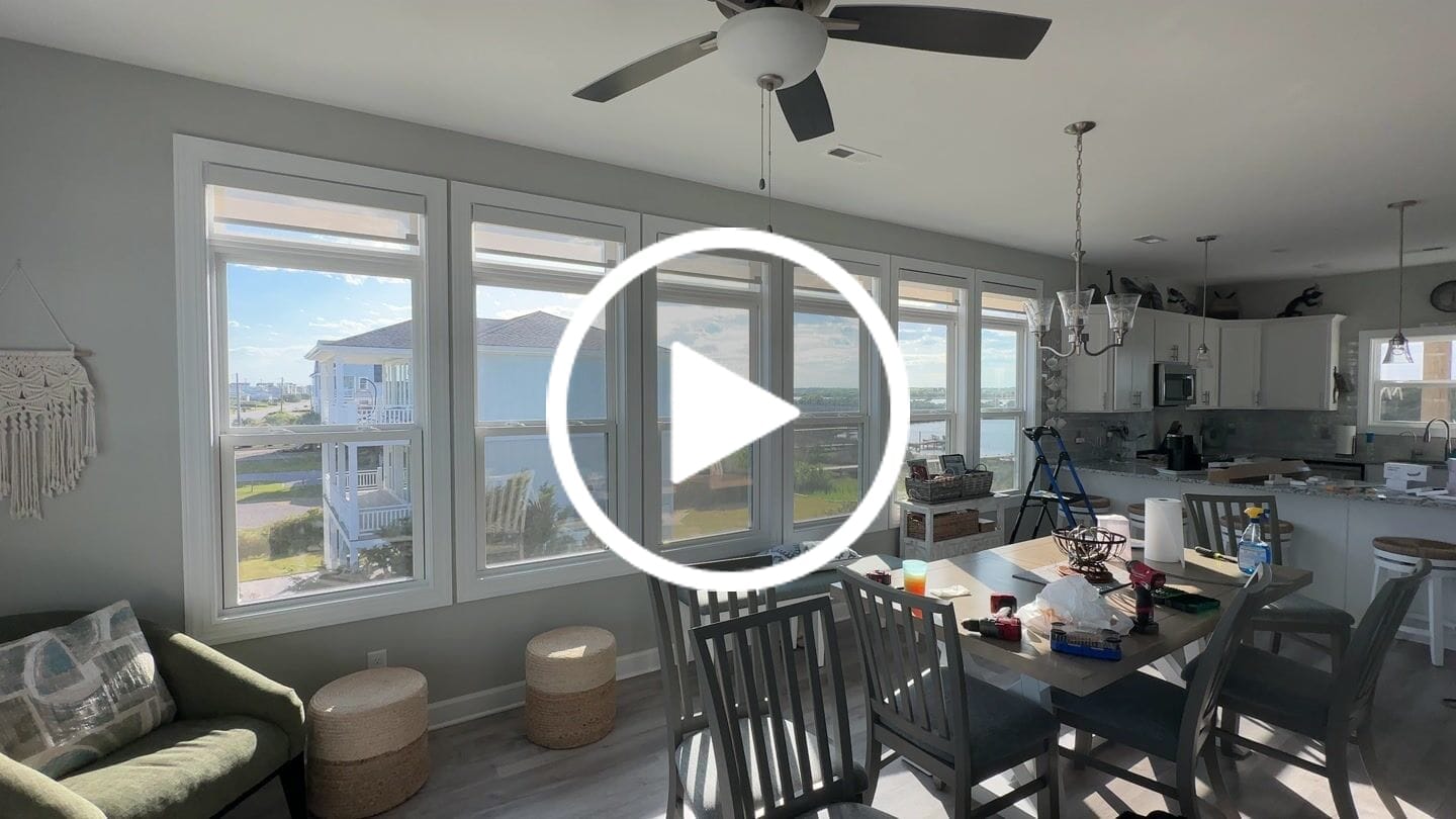 Customer video review of SmartWings Motorized Light Filtering Solar Shades 1%/3%/5% Openness Aventus