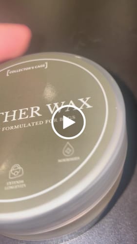 Customer video review of Leather wax