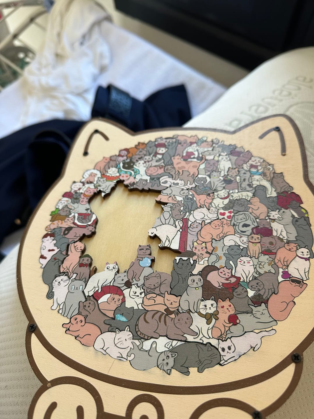 Customer photo review of Puzzle Mil Gatos