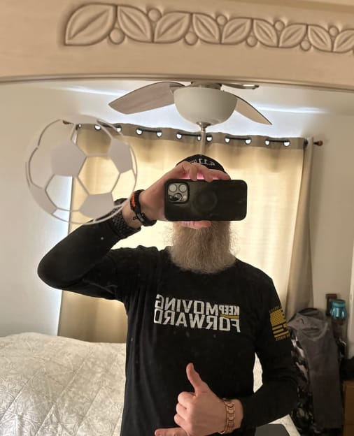 Customer photo review of Keep Moving Forward