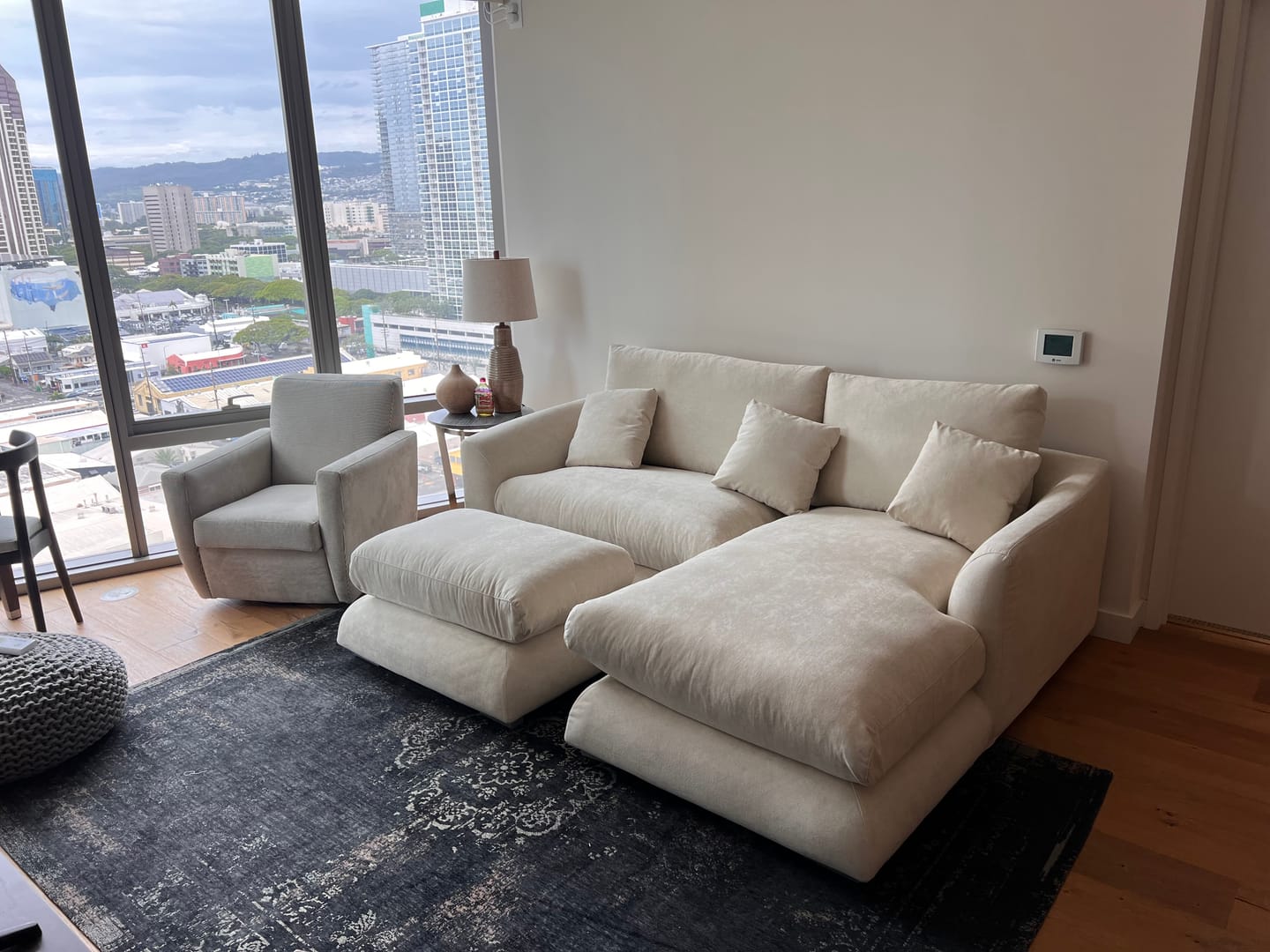 Customer photo review of Feathers Sectional