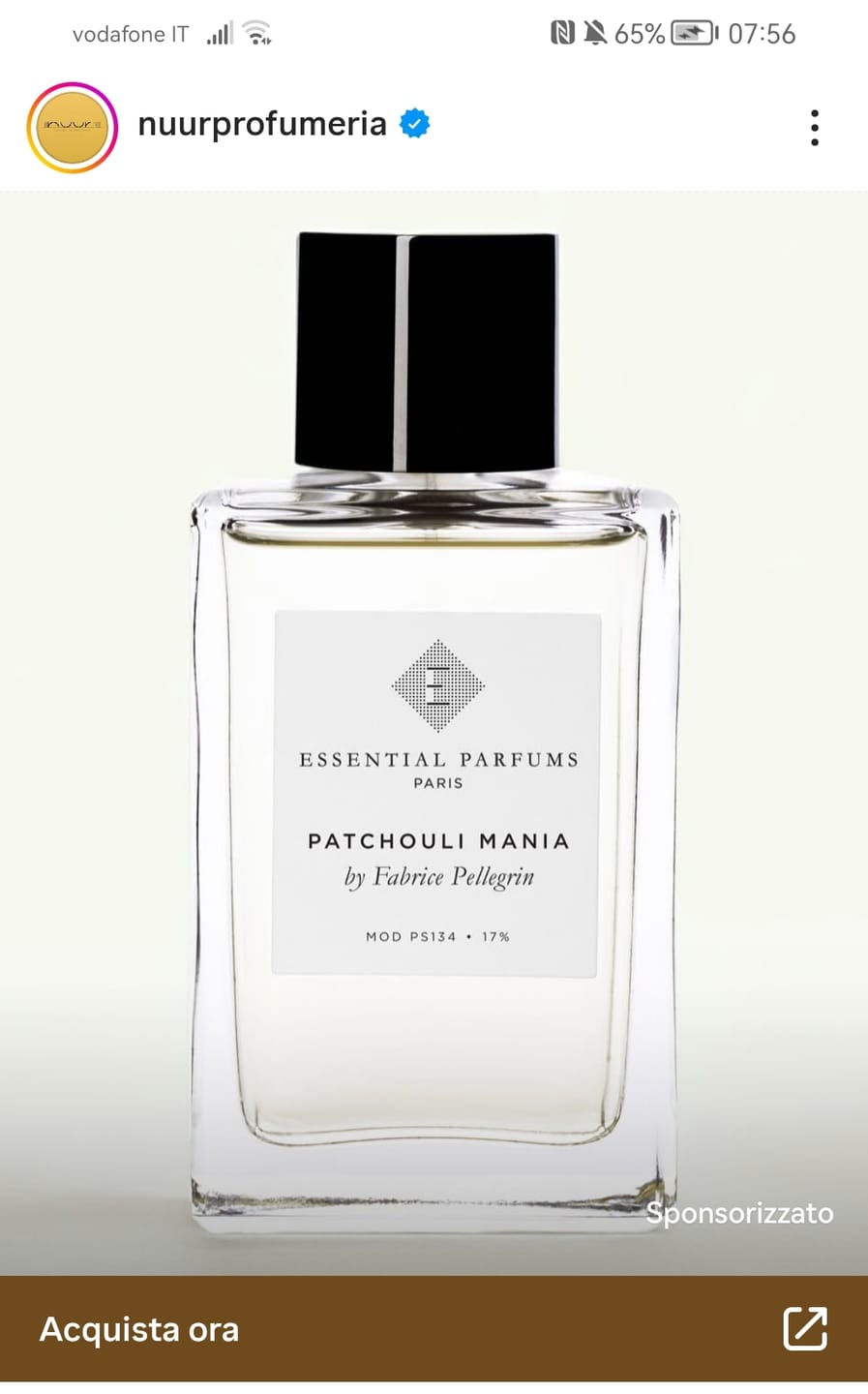 Customer photo review of ESSENTIAL PARFUMS - PATCHOULI MANIA