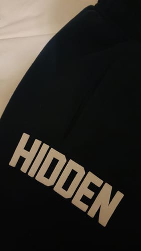 Customer photo review of GATED COMMUNITY STRAIGHT LEG SWEATPANTS NAVY