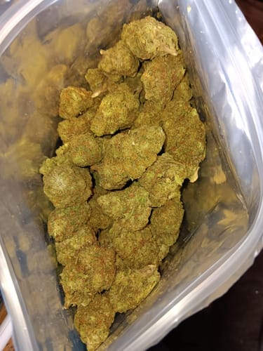 Customer photo review of Strawberry Cough THCA Flower