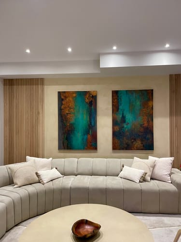 Customer review photo for Colorful Painting #CA352