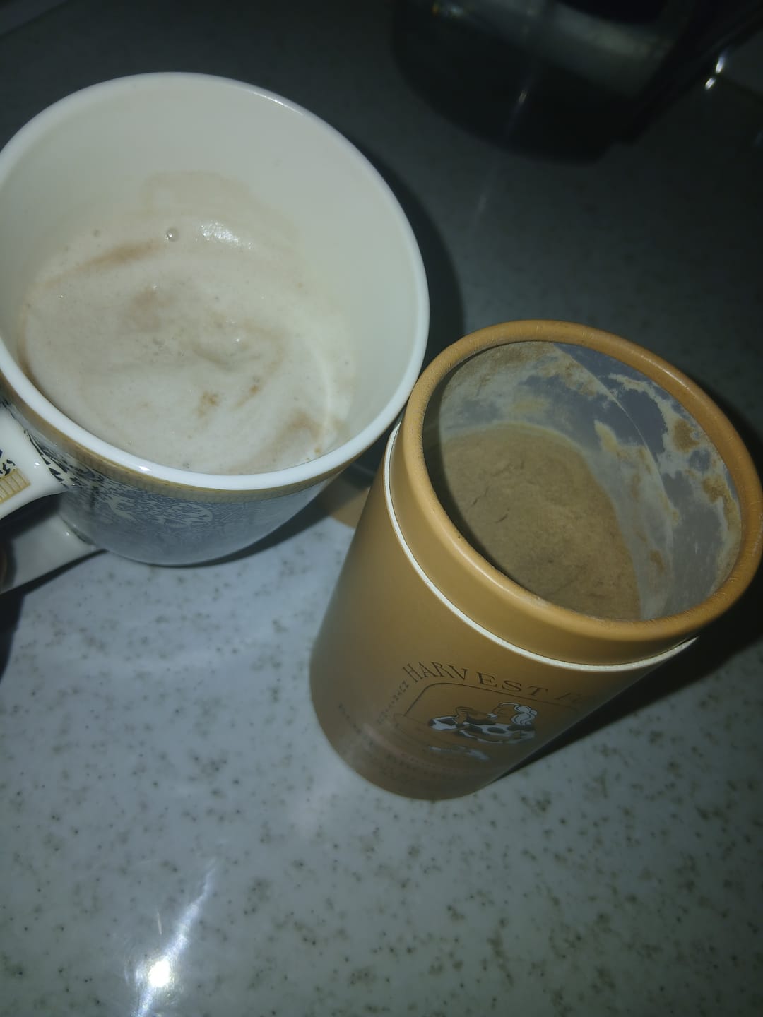 Customer photo review of Chocolate Bone Broth Powder