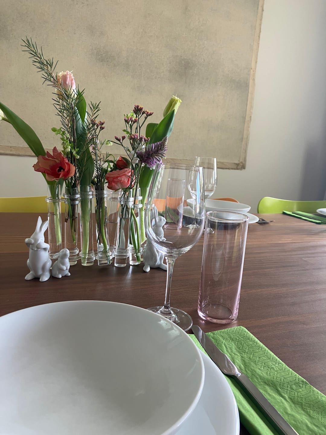 Customer photo review of Flower Flute – Glass Vases Collection