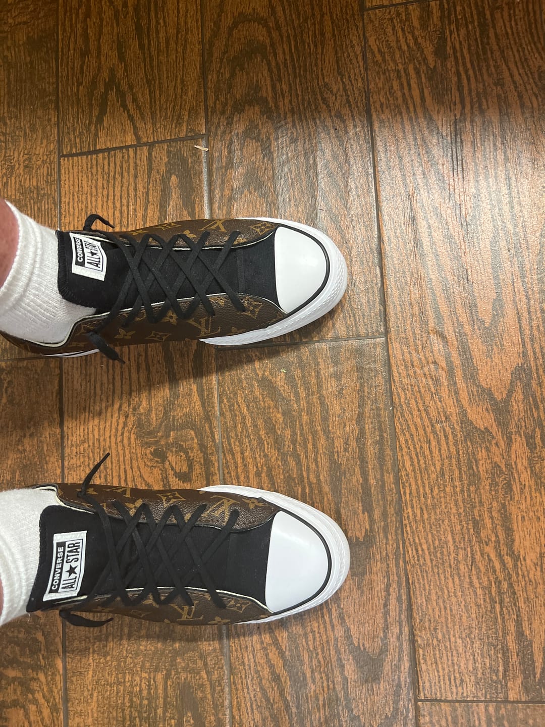 Customer photo review of OG Monogram Platform Chuck Lows