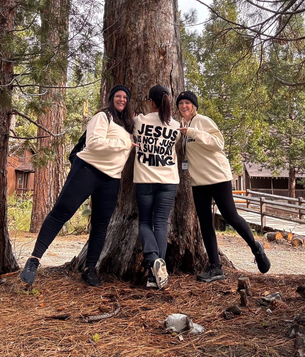 Customer photo review of Jesus Is Not Just A Sunday Thing Crew