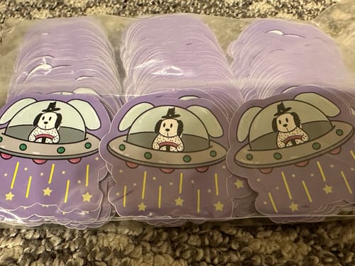 Customer photo review of 500 2.0" Custom Vinyl Stickers