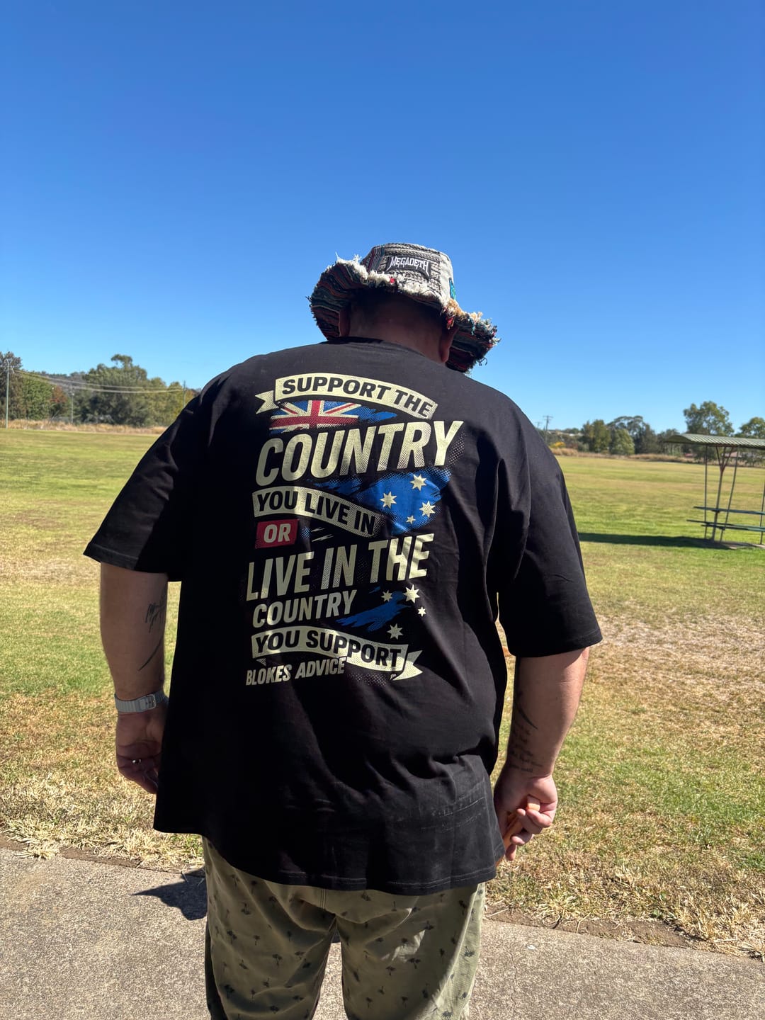 Customer photo review of Stand Up Tee