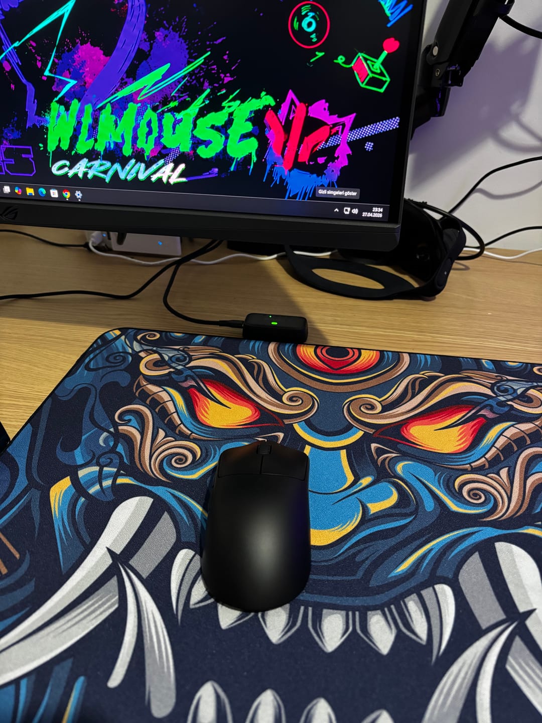 Customer photo review of RAWM Leviathan V4 Wireless Mouse