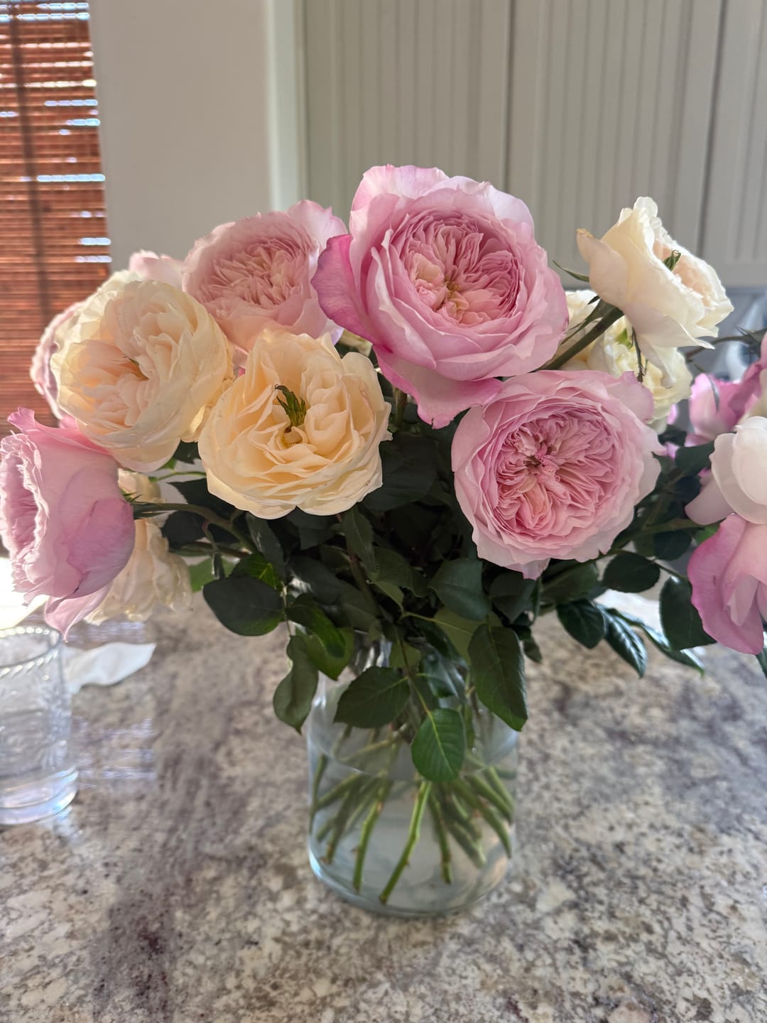 Customer photo review of Charity™ David Austin® Rose Bouquet