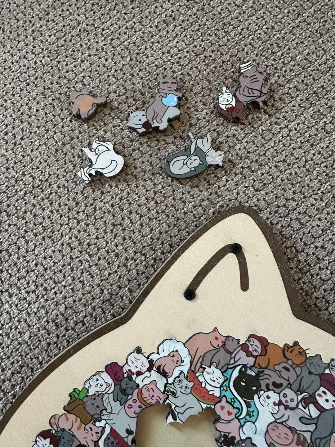 Customer photo review of Puzzle Mil Gatos