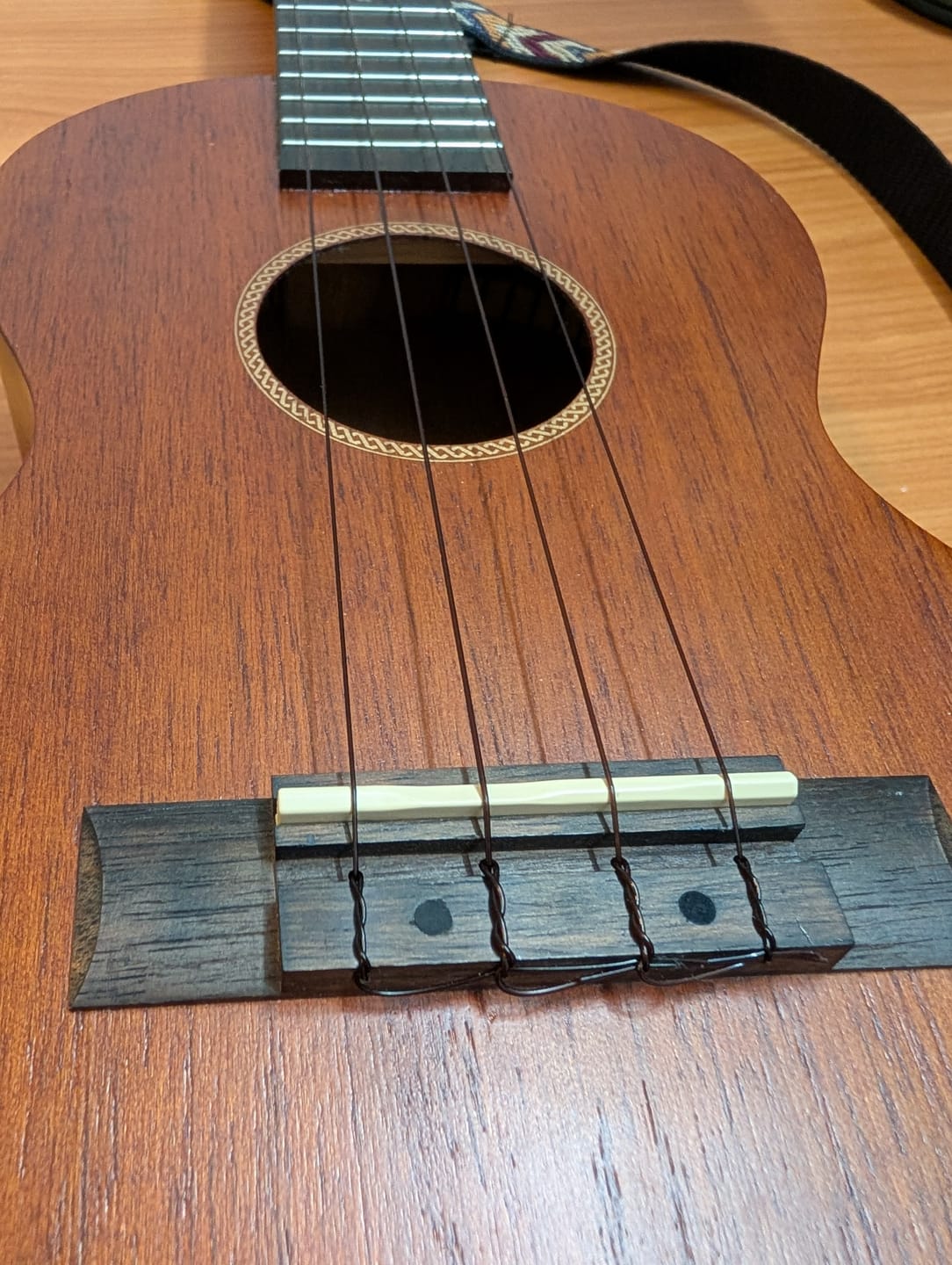 Customer photo review of BT Worth Brown Tenor Ukulele Strings High G Fluorocarbon 2 Restrings per Pack