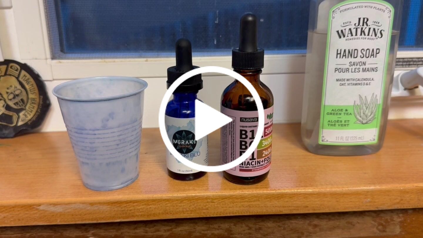 Customer video review of Meraki Blu USP Grade Methylene Blue 150mg