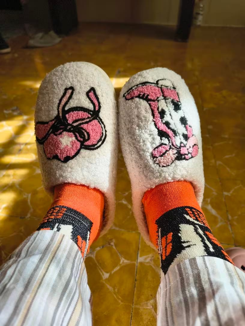 Customer photo review of Josie Cowgirl Slippers