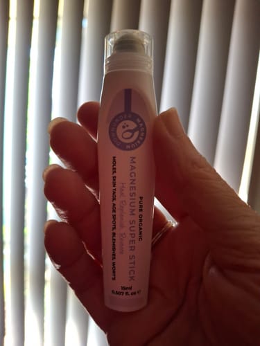 Customer photo review of THE VIRAL SUPER STICK - targets skin tags • keratosis • moles • sun damage • stubborn blemishes