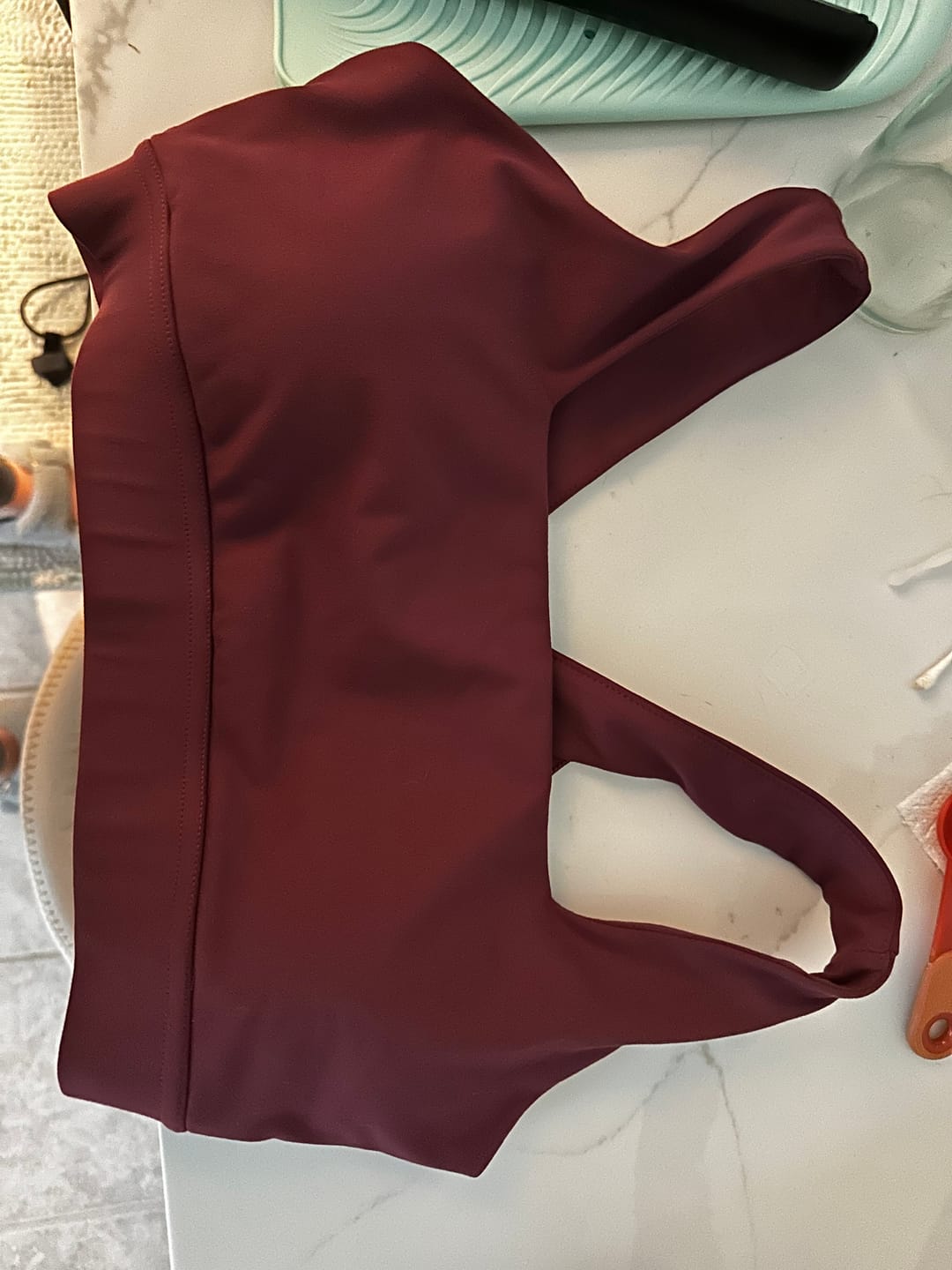 Customer photo review of Vivid Square Neck Sports Bra