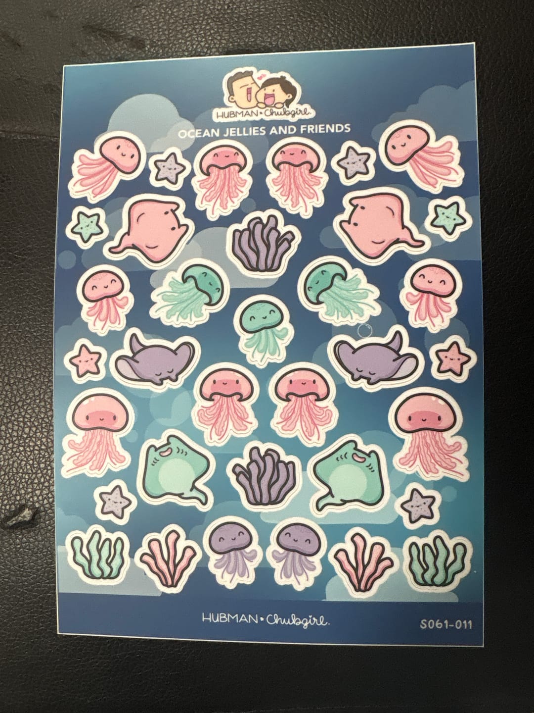 Customer photo review of Ocean Jellies and Friends Sticker Sheet