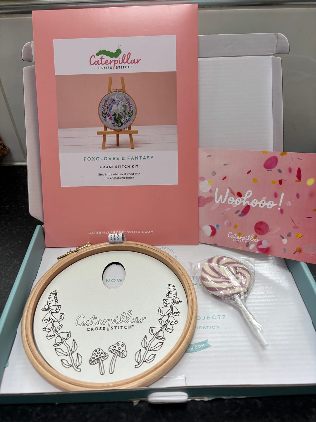 Customer photo review of Caterpillar Club Subscription Box - Bimonthly