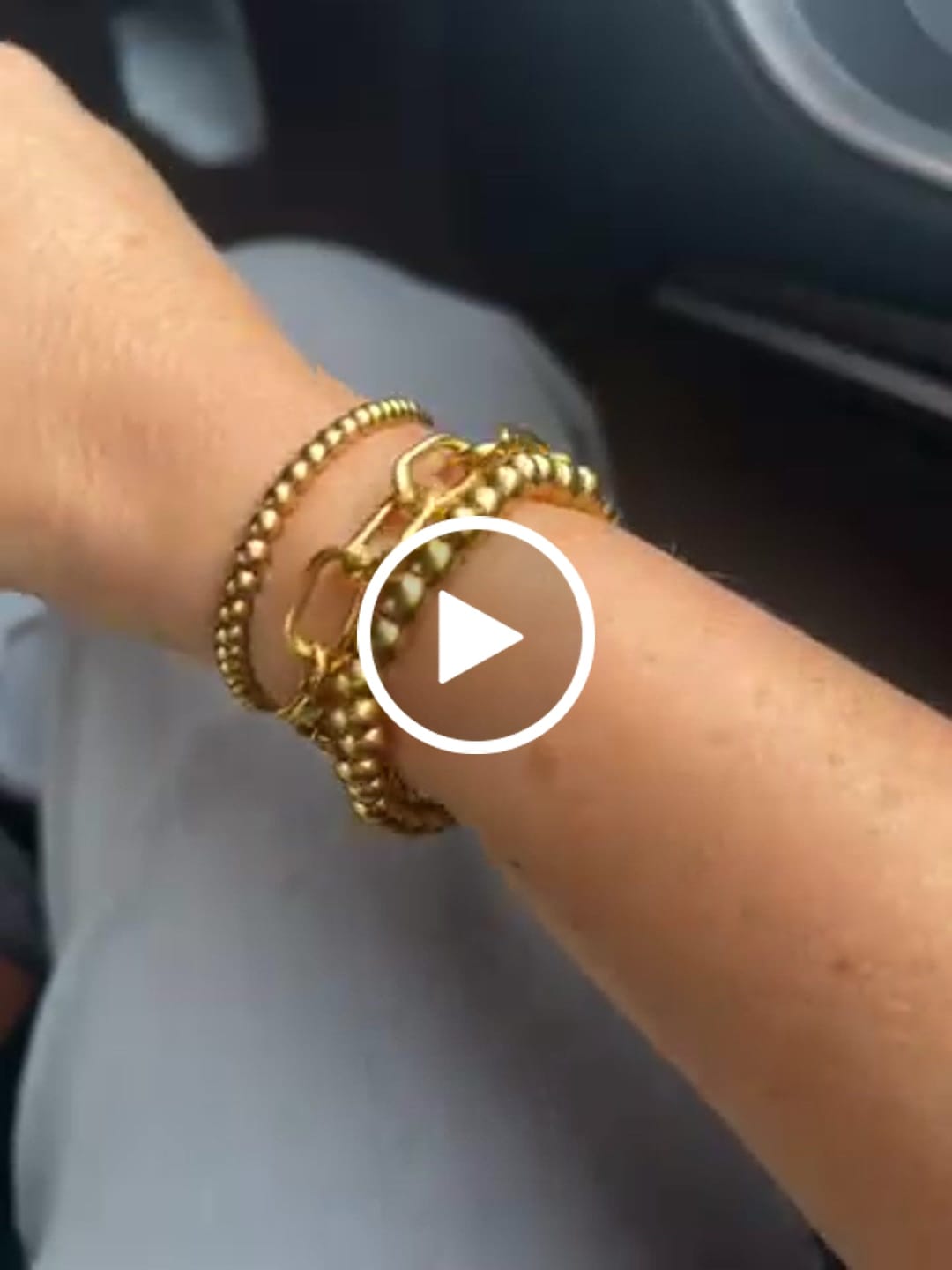Customer video review of Tulum Chunky Paperclip Bracelet