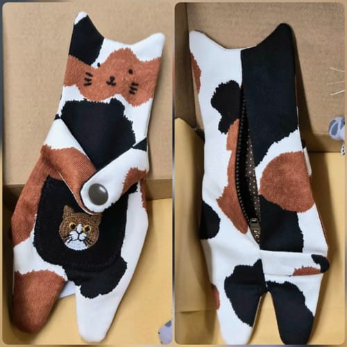 Customer photo review of Hug Cat/Bear Zipper Pouch Bag Charm