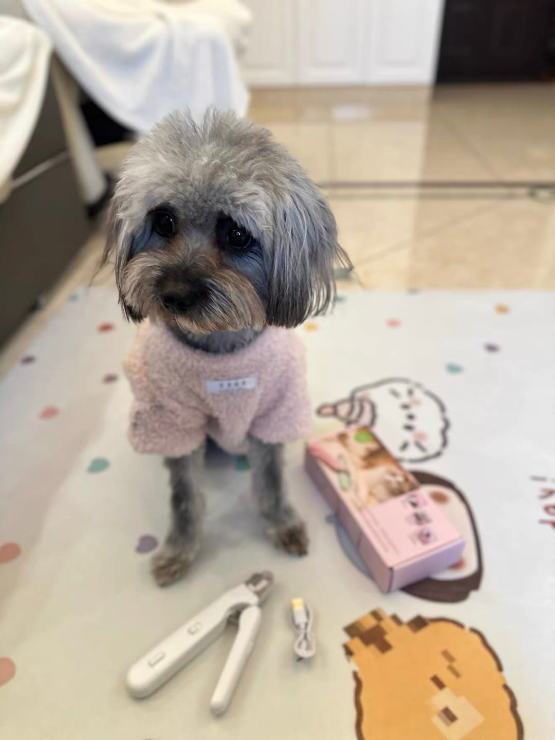 Customer photo review of 2-in-1 LED Pet Nail Trimmer