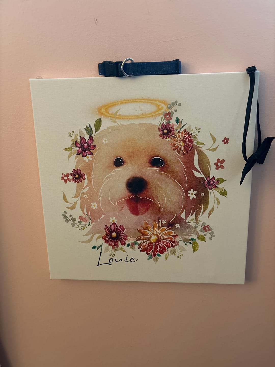 Customer photo review of Flowerpup Custom Pet Portrait (Humans too!)