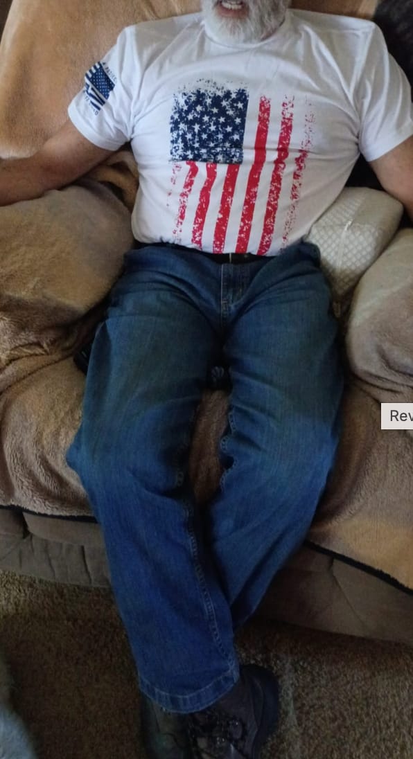 Customer photo review of Distressed Flag