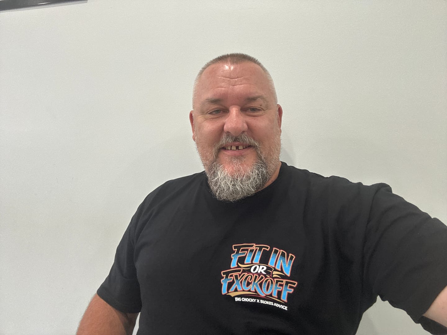 Customer photo review of Big Chocky | Fit In Tee