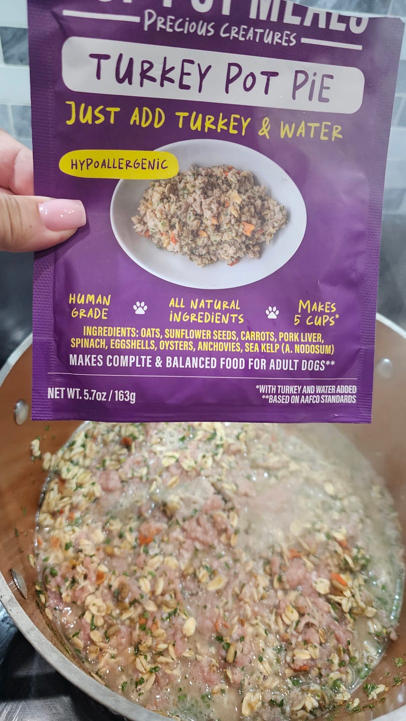 Customer photo review of Turkey Pot Pie