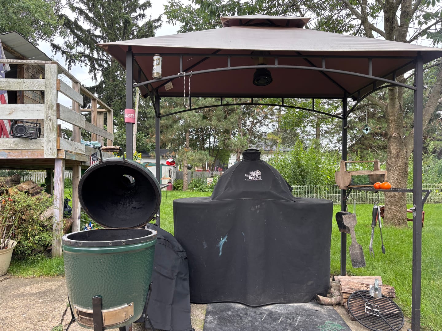 Customer photo review of MASTERCANOPY  8x5 Grill Gazebo Replacement Canopy Top for Model L-GG001PST-F