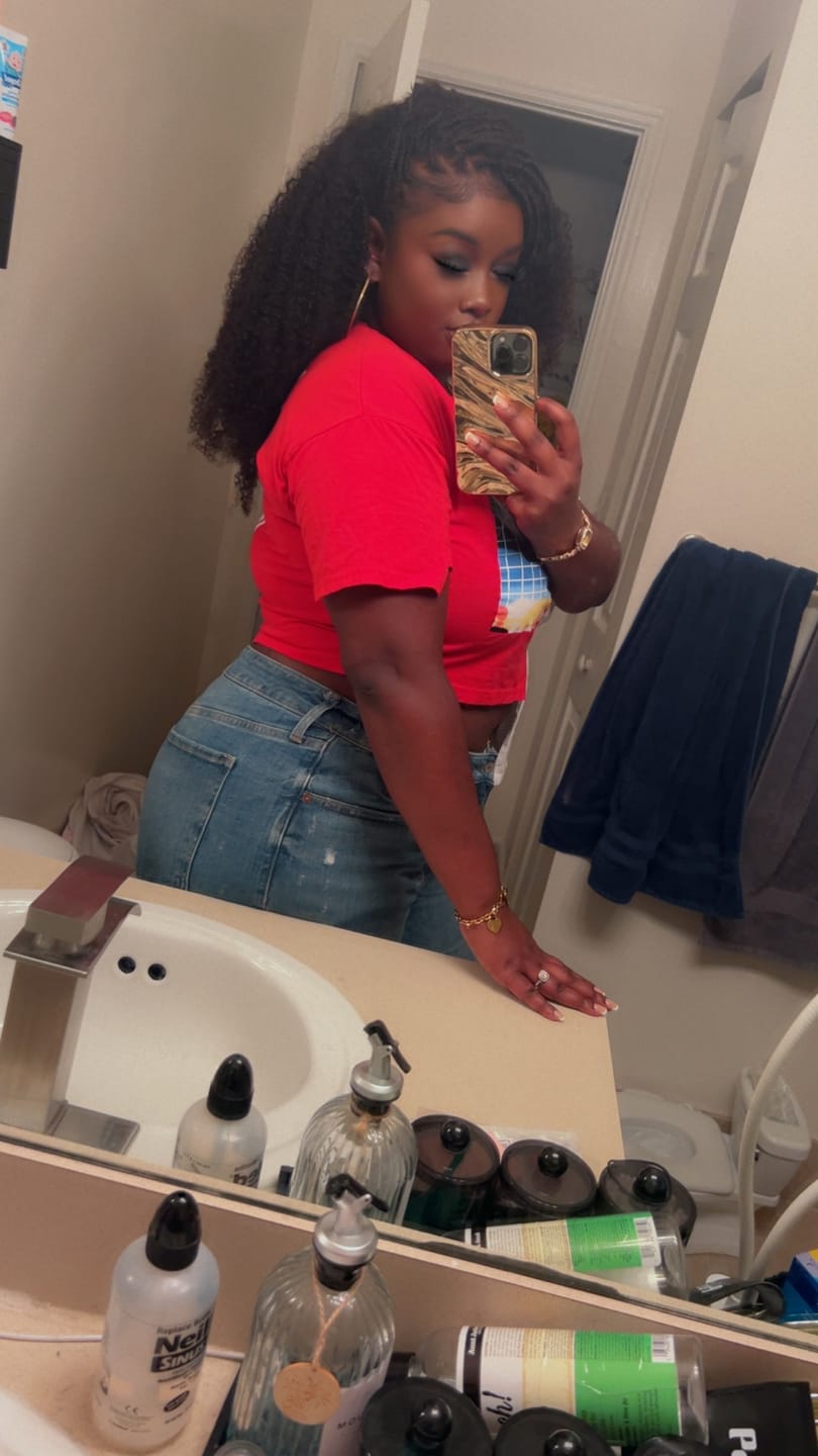 Customer photo review of Multi-Textured Kinky Curly Weft Bundles Human Hair