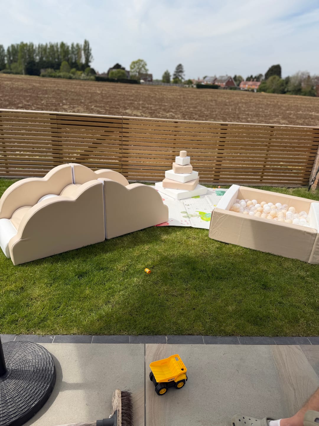 Customer photo review of Eco Leather Square Ball Pool & 300 Balls (Click to Select Ball Colours)