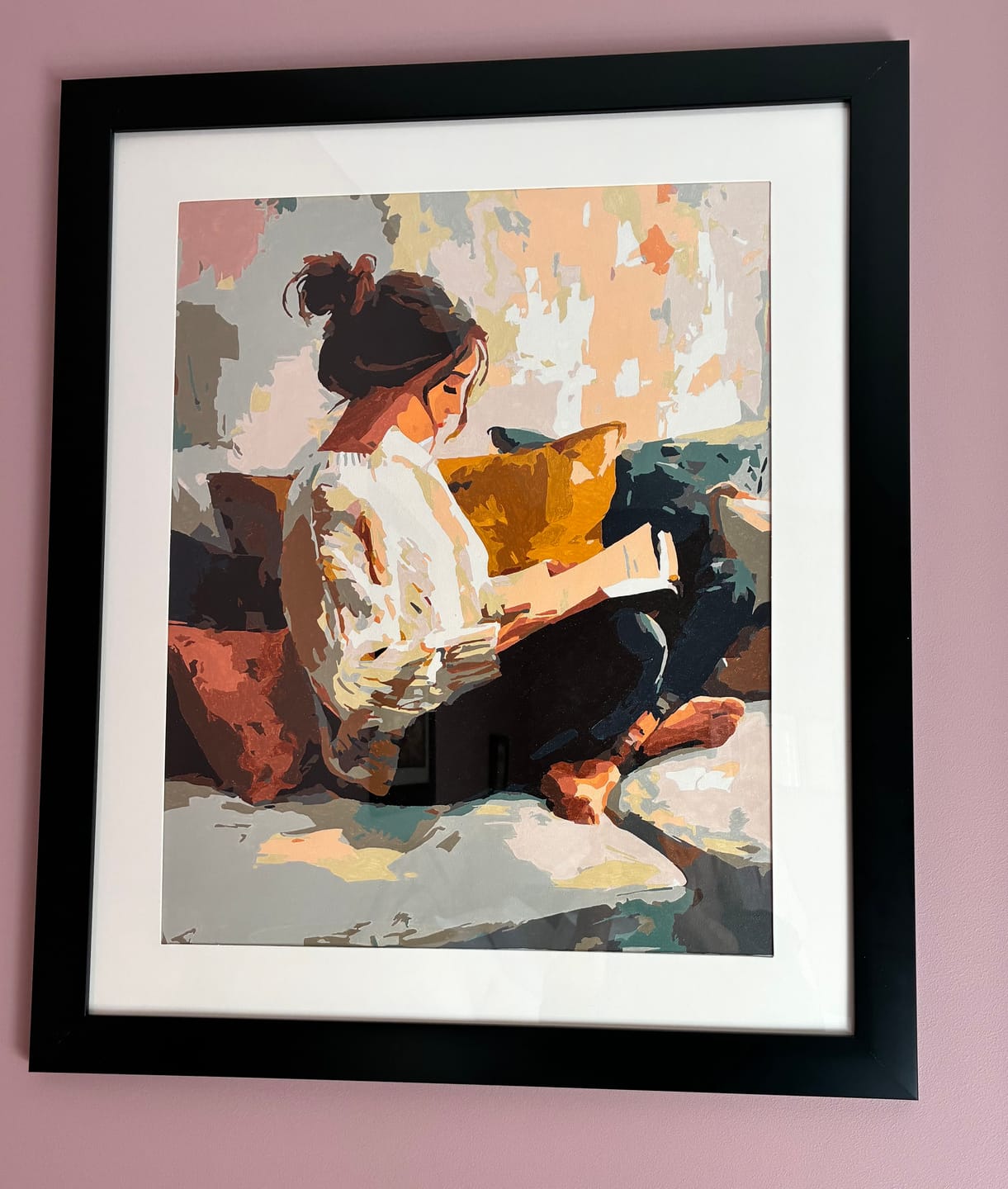 Customer photo review of Sunday time | Paint by Number