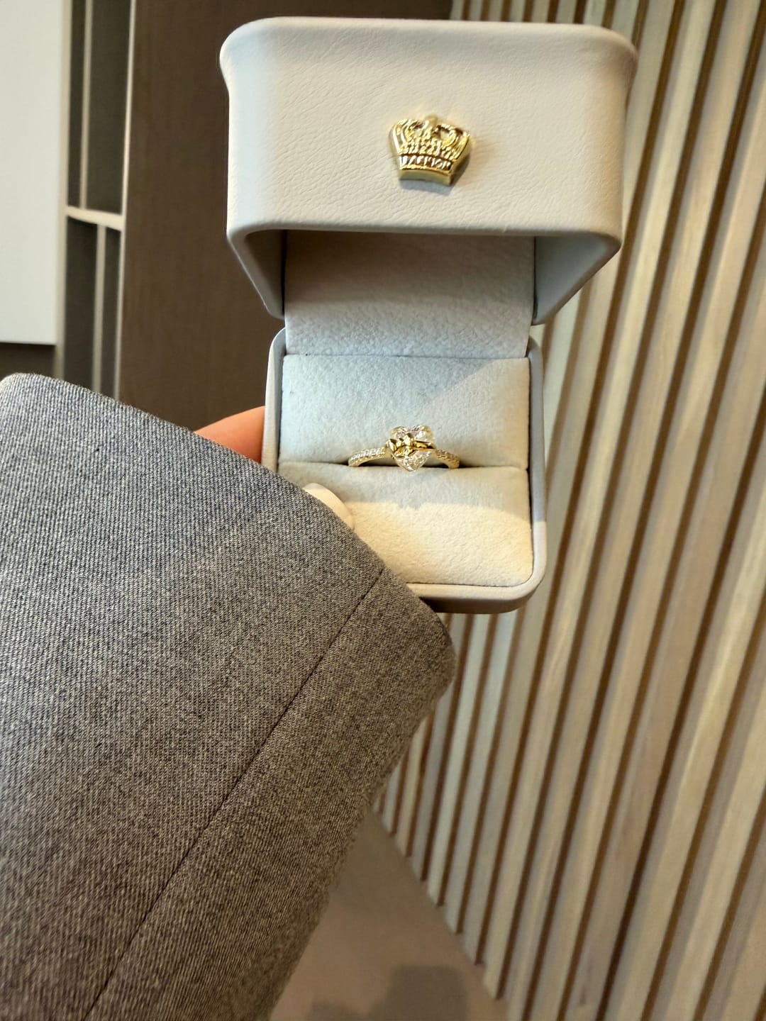 Customer photo review of Princess Heart Bow Ring | Limited Edition